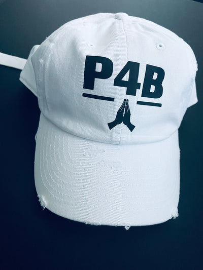 P4B (Pray for Buffalo) Distressed Logo Dad Hat