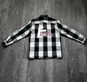 Future TRILL Plaid/Flannel Jacket (Black & White)Future TRILL Plaid/Flannel Jacket (Black & White)